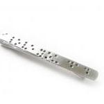 Braille Tie Clip I Love You Dad Personalized Hand..