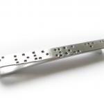 Braille Tie Clip I Love You Dad Personalized Hand..