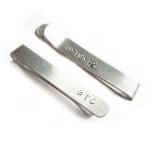 Initial Date Tie Clip Personalized Groomsman..