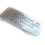 Customize Men Money Clip Personalized Father Gift..