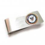 Us Navy Initial Money Clip Men Father Gift..