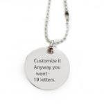 Hand Stamped Customize Necklace Personalized It..
