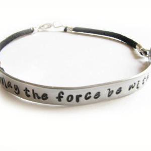 Star Wars Bracelet May The Force Be With You Hand..