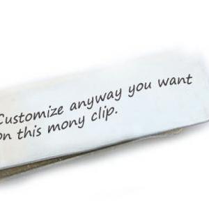 Personalized Money Clip Holder Customize Men..