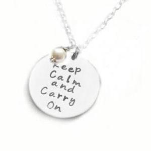 Keep Calm & carry on Personalized H..