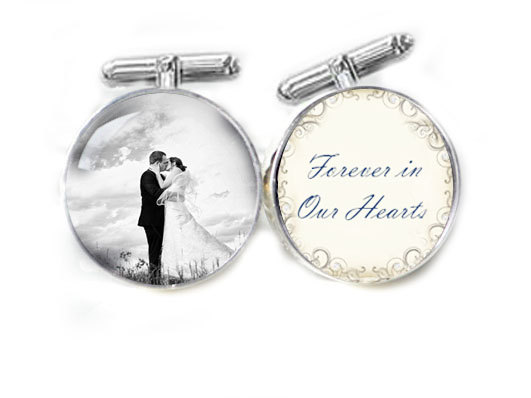 Photo Cufflinks Customize Your Photo Wedding Cufflinks Personalized Keepsake Gift For Him Guys Men Father Cuff Links
