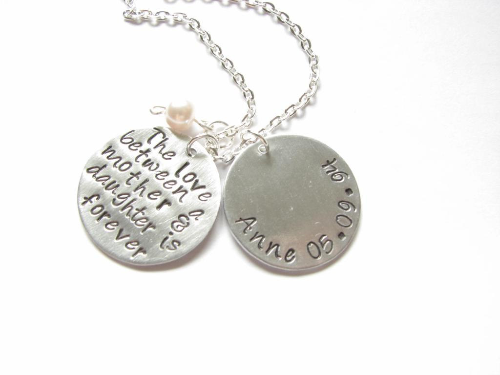 mother son necklace pendant