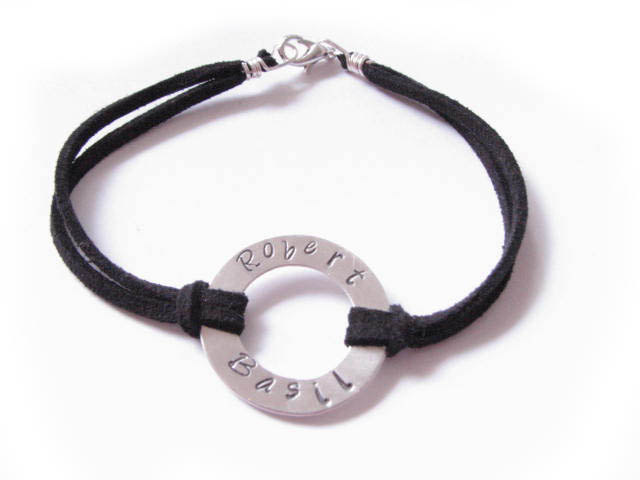 Metal on sale washer bracelet